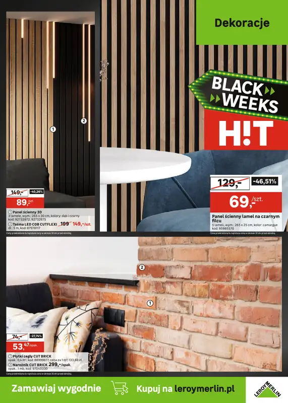 Leroy Merlin - gazetka promocyjna Gazetka od wtorku 18.11 do poniedziałku 01.12 - strona 11