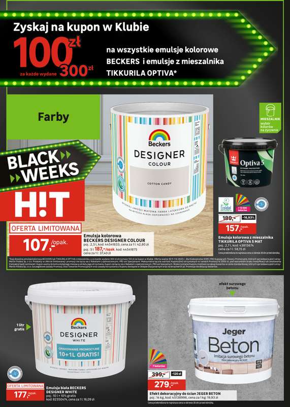 Leroy Merlin - gazetka promocyjna Gazetka od wtorku 18.11 do poniedziałku 01.12 - strona 10