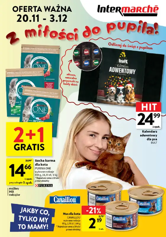 Intermarche - gazetka promocyjna Katalog – Z miłości do pupila od czwartku 20.11 do środy 03.12