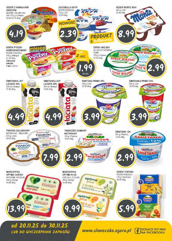 Słoneczko - gazetka promocyjna Gazetka od czwartku 20.11 do niedzieli 30.11 - strona 3