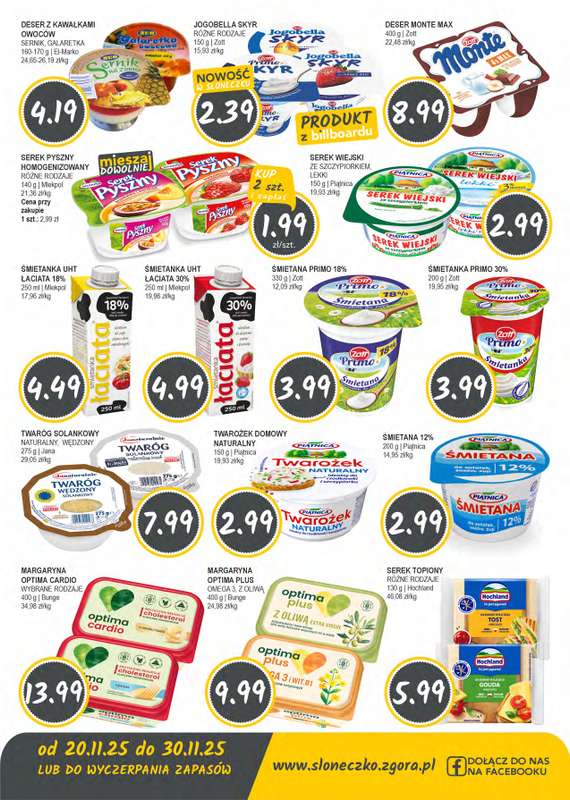 Słoneczko - gazetka promocyjna Gazetka od czwartku 20.11 do niedzieli 30.11 - strona 3