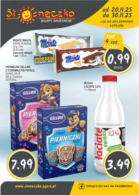 Słoneczko - gazetka promocyjna Gazetka od czwartku 20.11 do niedzieli 30.11