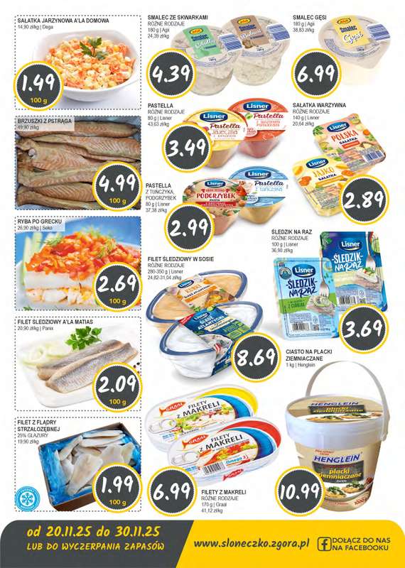 Słoneczko - gazetka promocyjna Gazetka od czwartku 20.11 do niedzieli 30.11 - strona 4