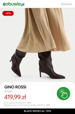 eobuwie.pl - gazetka promocyjna Do -70% KOZAKI damskie - złap okazję! od wtorku 18.11 do czwartku 27.11 - strona 11