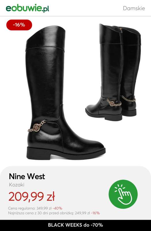 eobuwie.pl - gazetka promocyjna Do -70% KOZAKI damskie - złap okazję! od wtorku 18.11 do czwartku 27.11 - strona 3