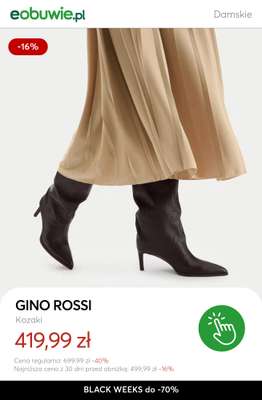 eobuwie.pl - gazetka promocyjna Do -70% KOZAKI damskie - złap okazję! od wtorku 18.11 do czwartku 27.11 - strona 11