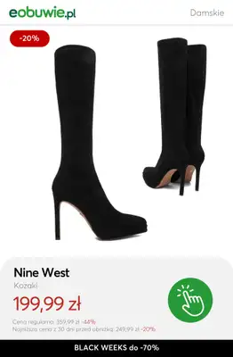eobuwie.pl - gazetka promocyjna Do -70% KOZAKI damskie - złap okazję! od wtorku 18.11 do czwartku 27.11 - strona 9