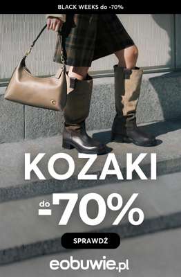 eobuwie.pl - gazetka promocyjna Do -70% KOZAKI damskie - złap okazję! od wtorku 18.11 do czwartku 27.11