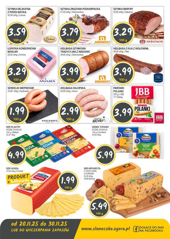 Słoneczko - gazetka promocyjna Gazetka od czwartku 20.11 do niedzieli 30.11 - strona 2