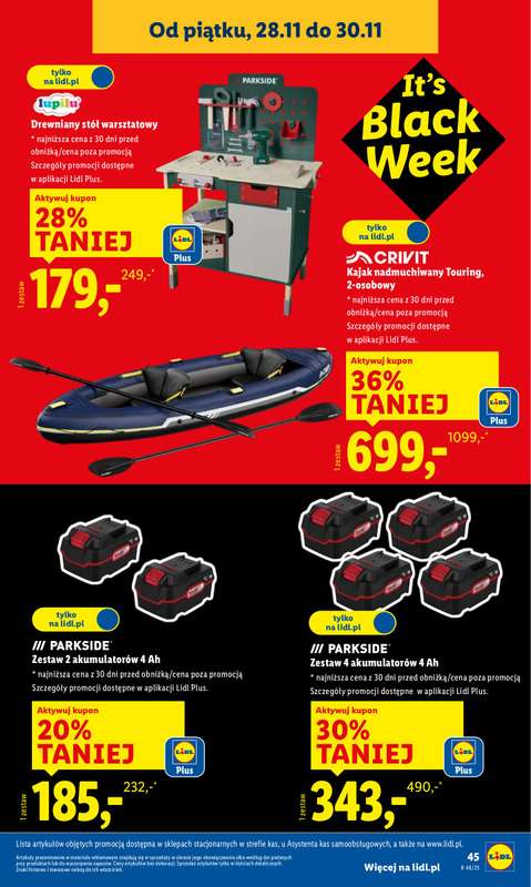 Lidl - gazetka promocyjna Katalog od poniedziałku 24.11 do soboty 29.11 - strona 47