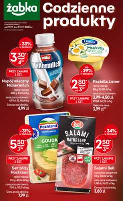 Żabka - gazetka promocyjna Gazetka Spożywcza od środy 19.11 do wtorku 02.12