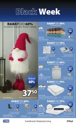 Jysk - gazetka promocyjna Black Week Rabat do 70% od piątku 21.11 do niedzieli 30.11 - strona 16