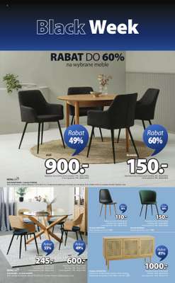Jysk - gazetka promocyjna Black Week Rabat do 70% od piątku 21.11 do niedzieli 30.11 - strona 6