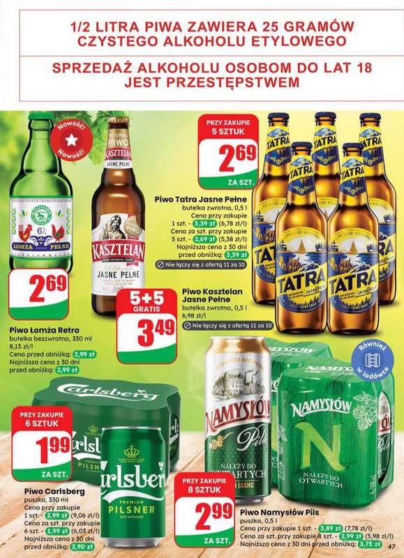 Dino - gazetka promocyjna Gazetka od środy 19.11 do wtorku 25.11 - strona 47