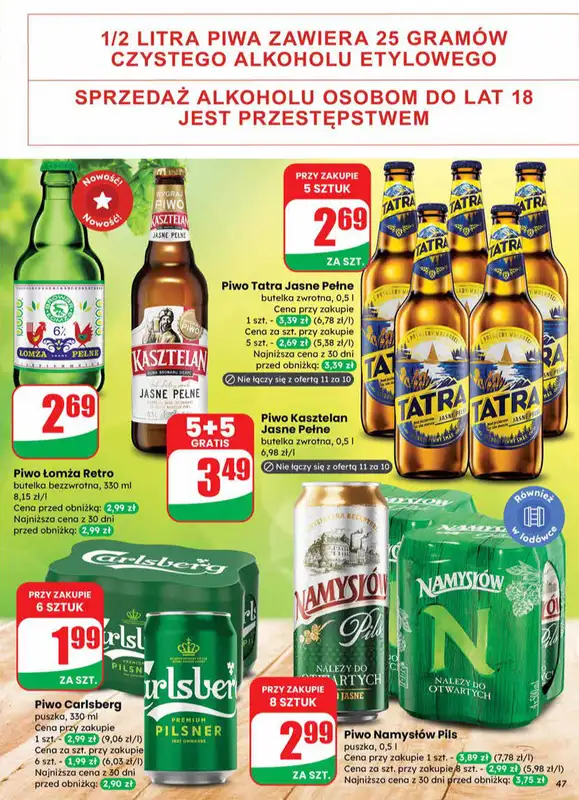 Dino - gazetka promocyjna Gazetka od środy 19.11 do wtorku 25.11 - strona 47