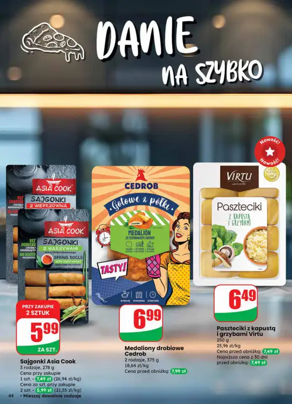 Dino - gazetka promocyjna Gazetka od środy 19.11 do wtorku 25.11 - strona 44