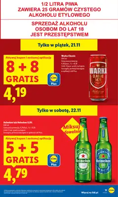 Lidl - gazetka promocyjna Oferta od czwartku od czwartku 20.11 do soboty 22.11 - strona 11