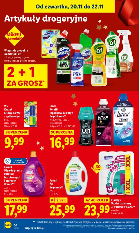 Lidl - gazetka promocyjna Oferta od czwartku od czwartku 20.11 do soboty 22.11 - strona 60