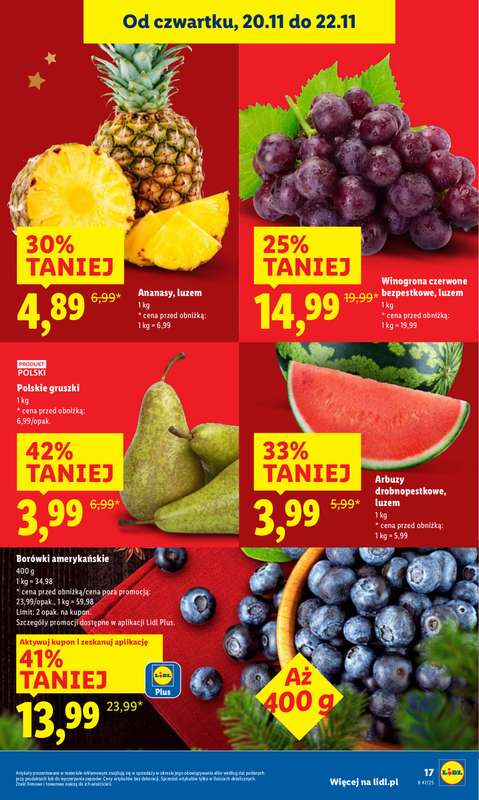 Lidl - gazetka promocyjna Oferta od czwartku od czwartku 20.11 do soboty 22.11 - strona 19