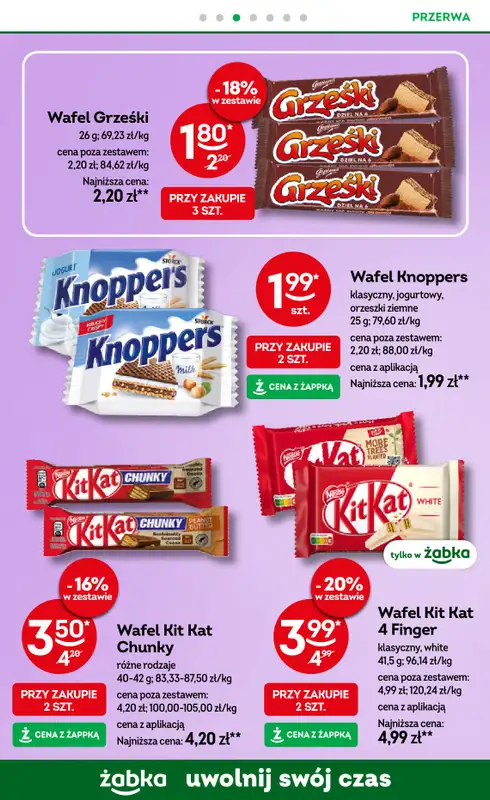 Żabka - gazetka promocyjna Gazetka od środy 19.11 do wtorku 02.12 - strona 50