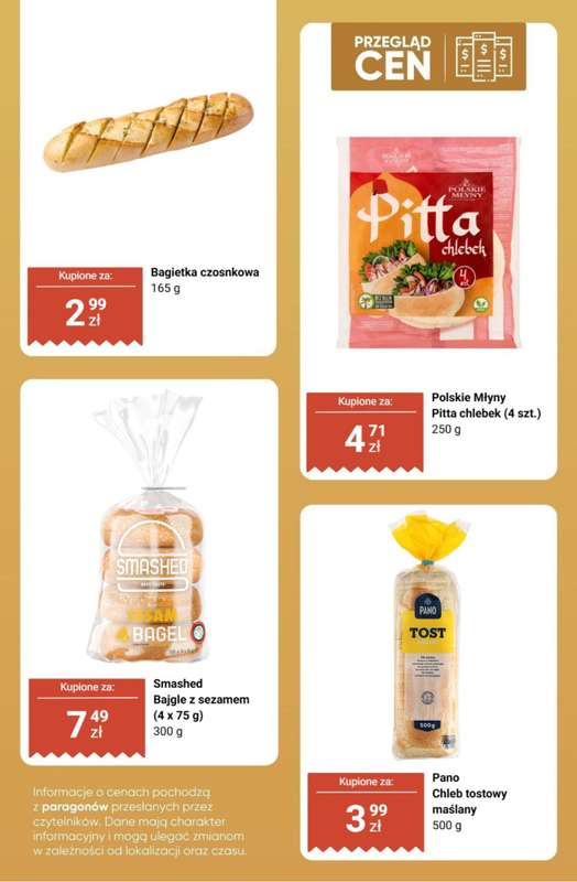 Biedronka - gazetka promocyjna Pieczywo, nabiał, wędliny - przegląd cen od czwartku 20.11 do soboty 22.11 - strona 4