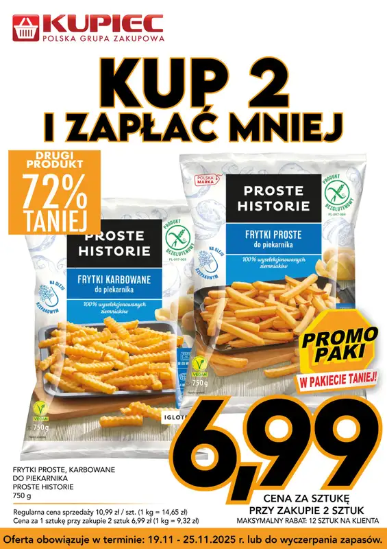 Kupiec - gazetka promocyjna Promopaki od środy 19.11 do wtorku 25.11 - strona 9