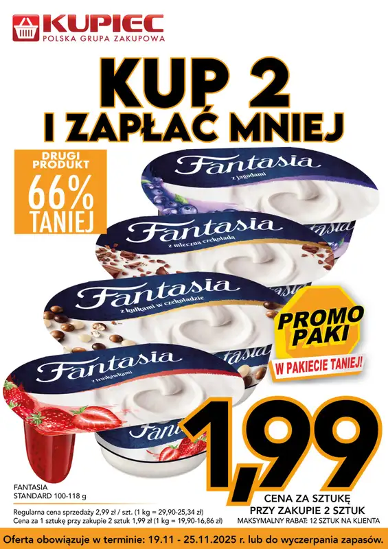 Kupiec - gazetka promocyjna Promopaki od środy 19.11 do wtorku 25.11 - strona 4