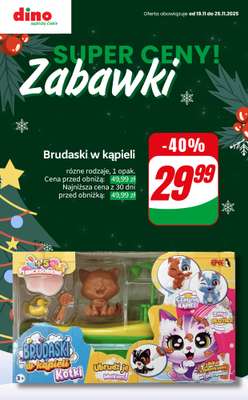 Dino - gazetka promocyjna SUPER ceny na zabawki! od czwartku 20.11 do wtorku 25.11
