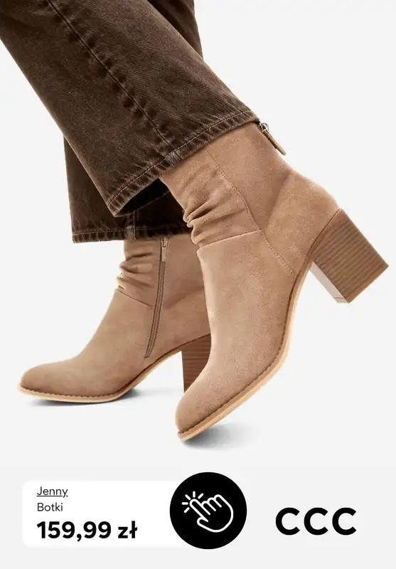 CCC - gazetka promocyjna Botki na obcasie w super cenach! od środy 19.11  - strona 9