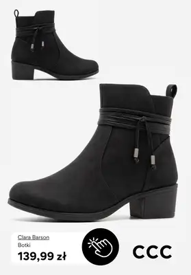 CCC - gazetka promocyjna Botki na obcasie w super cenach! od środy 19.11  - strona 3
