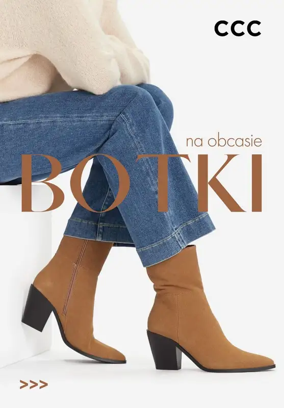 CCC - gazetka promocyjna Botki na obcasie w super cenach! od środy 19.11 