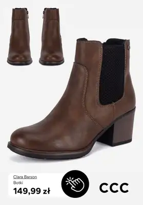 CCC - gazetka promocyjna Botki na obcasie w super cenach! od środy 19.11  - strona 6