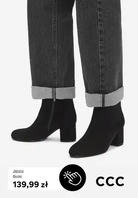 CCC - gazetka promocyjna Botki na obcasie w super cenach! od środy 19.11  - strona 2