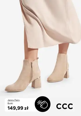 CCC - gazetka promocyjna Botki na obcasie w super cenach! od środy 19.11  - strona 7