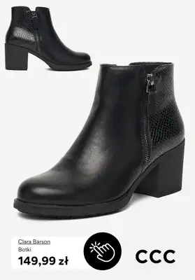 CCC - gazetka promocyjna Botki na obcasie w super cenach! od środy 19.11  - strona 4
