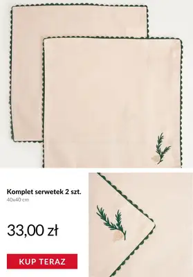 Homla - gazetka promocyjna Świąteczne tekstylia od środy 19.11  - strona 6