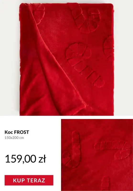 Homla - gazetka promocyjna Świąteczne tekstylia od środy 19.11  - strona 4