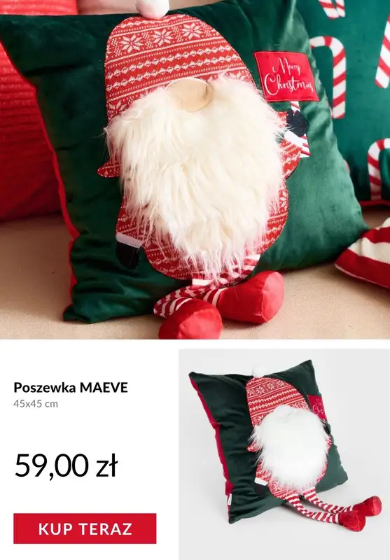 Homla - gazetka promocyjna Świąteczne tekstylia od środy 19.11  - strona 2