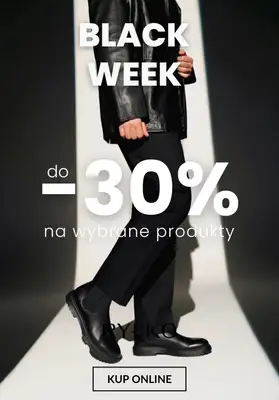Ryłko - gazetka promocyjna BLACK WEEK do -30% - obuwie męskie od środy 19.11 