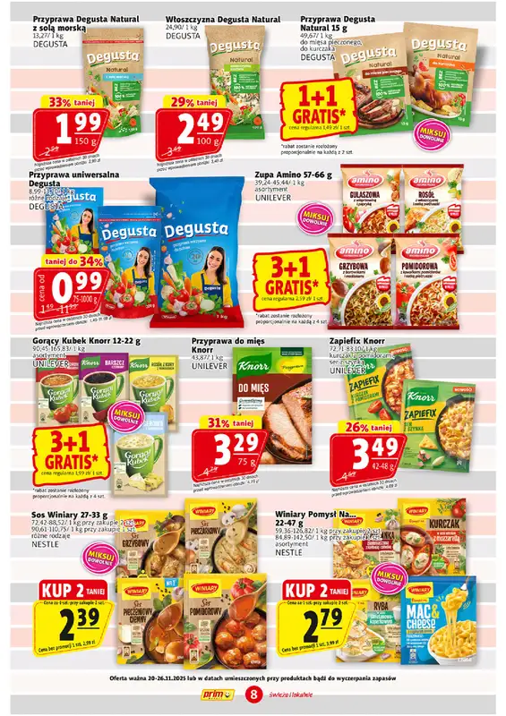 Prim Market - gazetka promocyjna Gazetka od czwartku 20.11 do środy 26.11 - strona 8