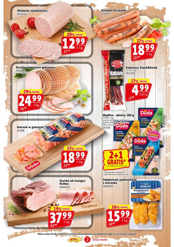 Prim Market - gazetka promocyjna Gazetka od czwartku 20.11 do środy 26.11 - strona 2