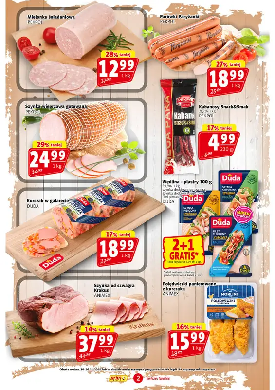 Prim Market - gazetka promocyjna Gazetka od czwartku 20.11 do środy 26.11 - strona 2