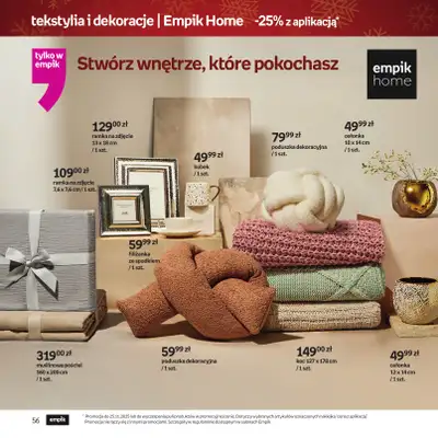 Empik - gazetka promocyjna Dekoracje - oferta świąteczna od piątku 21.11 do wtorku 25.11 - strona 13