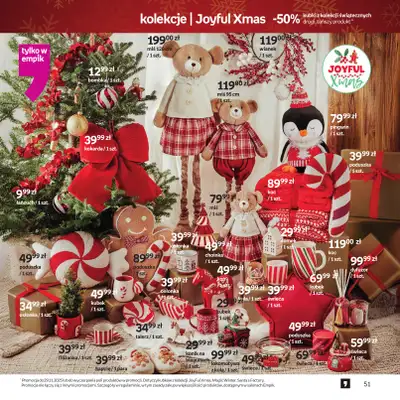 Empik - gazetka promocyjna Dekoracje - oferta świąteczna od piątku 21.11 do wtorku 25.11 - strona 8
