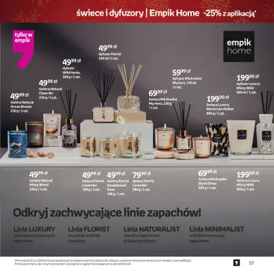 Empik - gazetka promocyjna Dekoracje - oferta świąteczna od piątku 21.11 do wtorku 25.11 - strona 14