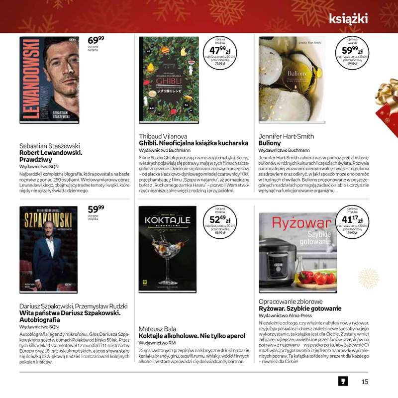 Empik - gazetka promocyjna Książki - oferta świąteczna od czwartku 20.11 do wtorku 25.11 - strona 15