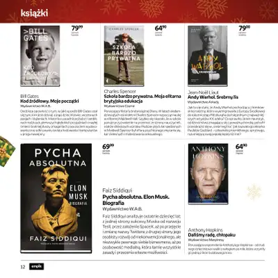 Empik - gazetka promocyjna Książki - oferta świąteczna od czwartku 20.11 do wtorku 25.11 - strona 12