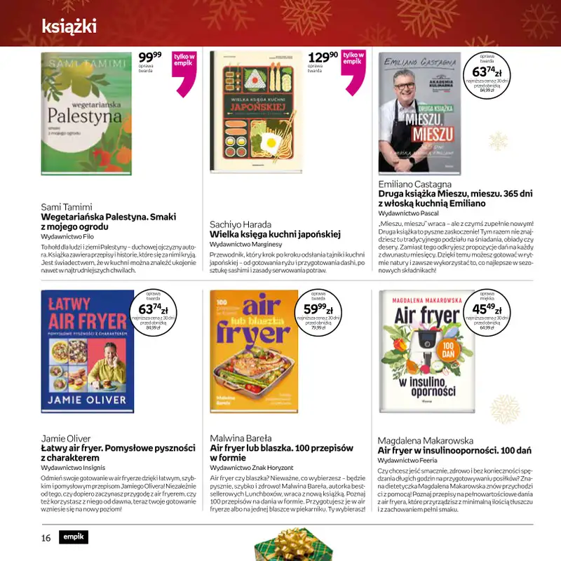 Empik - gazetka promocyjna Książki - oferta świąteczna od czwartku 20.11 do wtorku 25.11 - strona 16