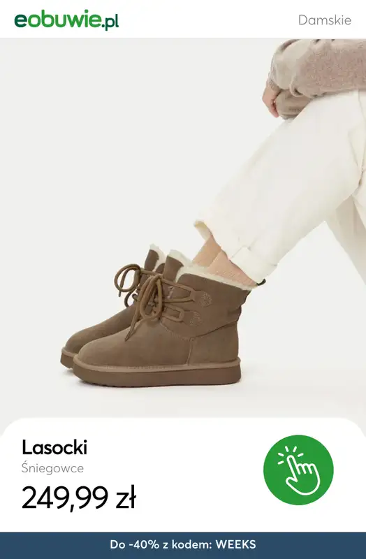 eobuwie.pl - gazetka promocyjna -20% obuwie & -40% torebki i plecaki od 239 zł od środy 19.11 do czwartku 27.11 - strona 10