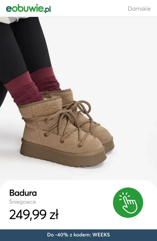 eobuwie.pl - gazetka promocyjna -20% obuwie & -40% torebki i plecaki od 239 zł od środy 19.11 do czwartku 27.11 - strona 8